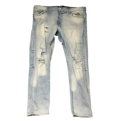 Jordan Craig Light Wash Distressed Jeans 42/32 - Streetwear, Grunge, Casual