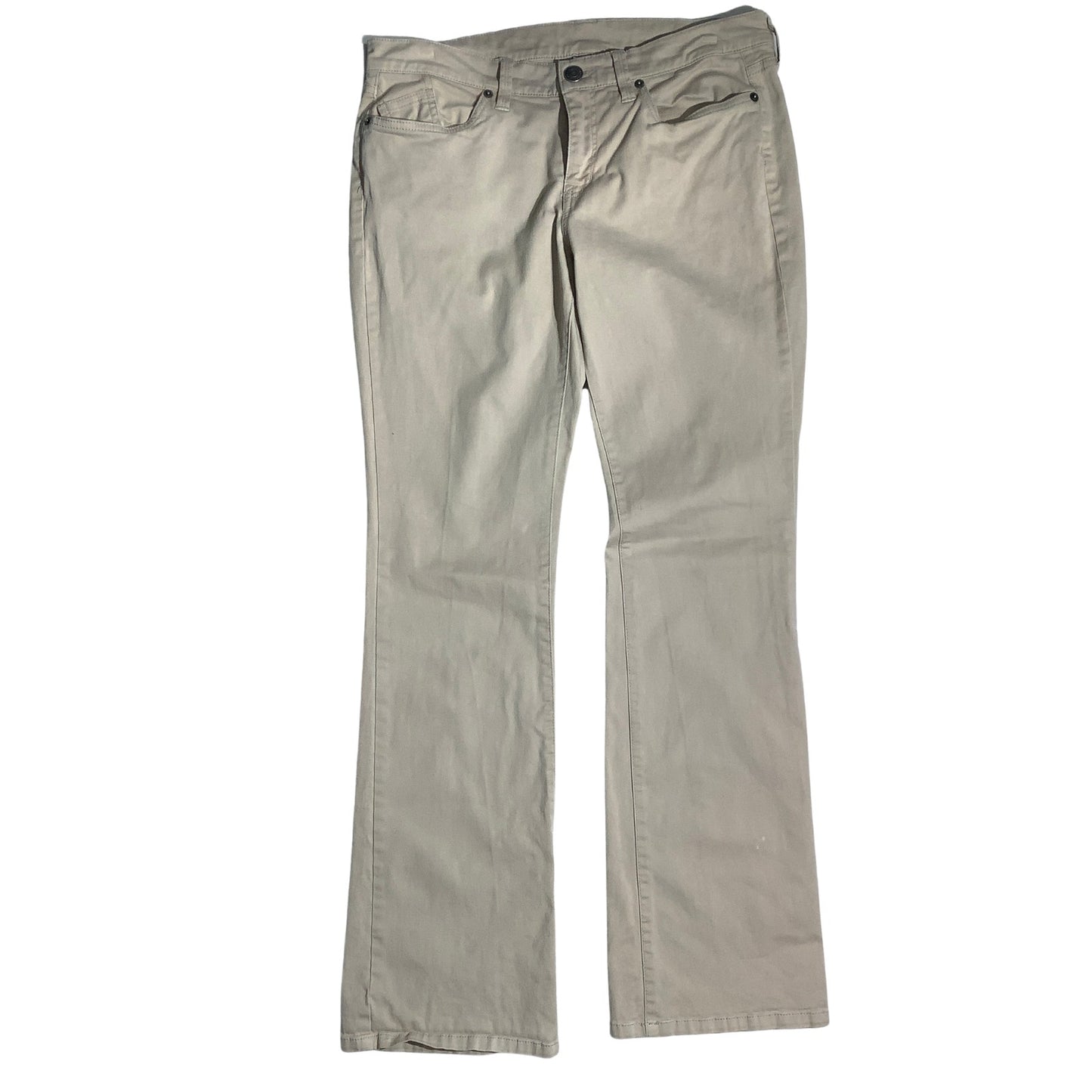 London Jeans Khaki Flare Pants Women’s Size 8 — Casual, Y2K, Classic