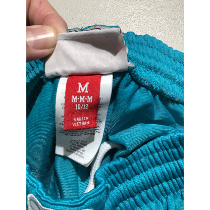 Mitchell & Ness Youth M 10-12 Charlotte Hornets Teal NBA Basketball Shorts