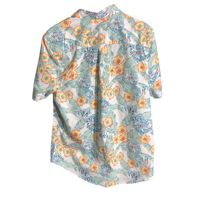 Chubbies Floral Button-Up Shirt Men’s Medium — Tropical, Casual, Resort