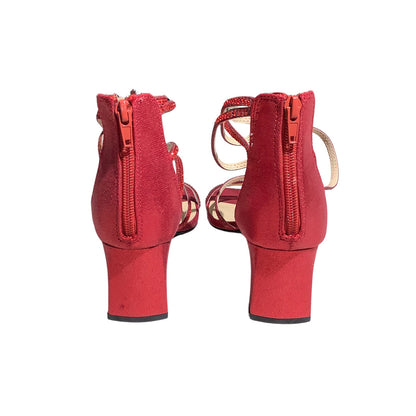 Dream Pairs Strappy Block Heel Sandals Women 7.5 — Dressy, Sparkle, Party