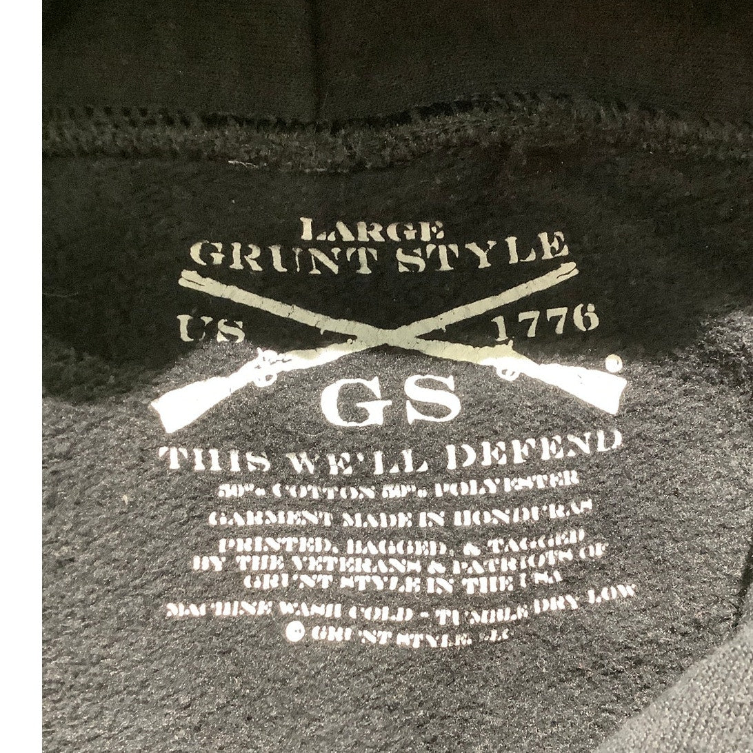 Grunt Style “MOM” Hoodie Women’s Size Large – Graphic, Patriotic, Funny