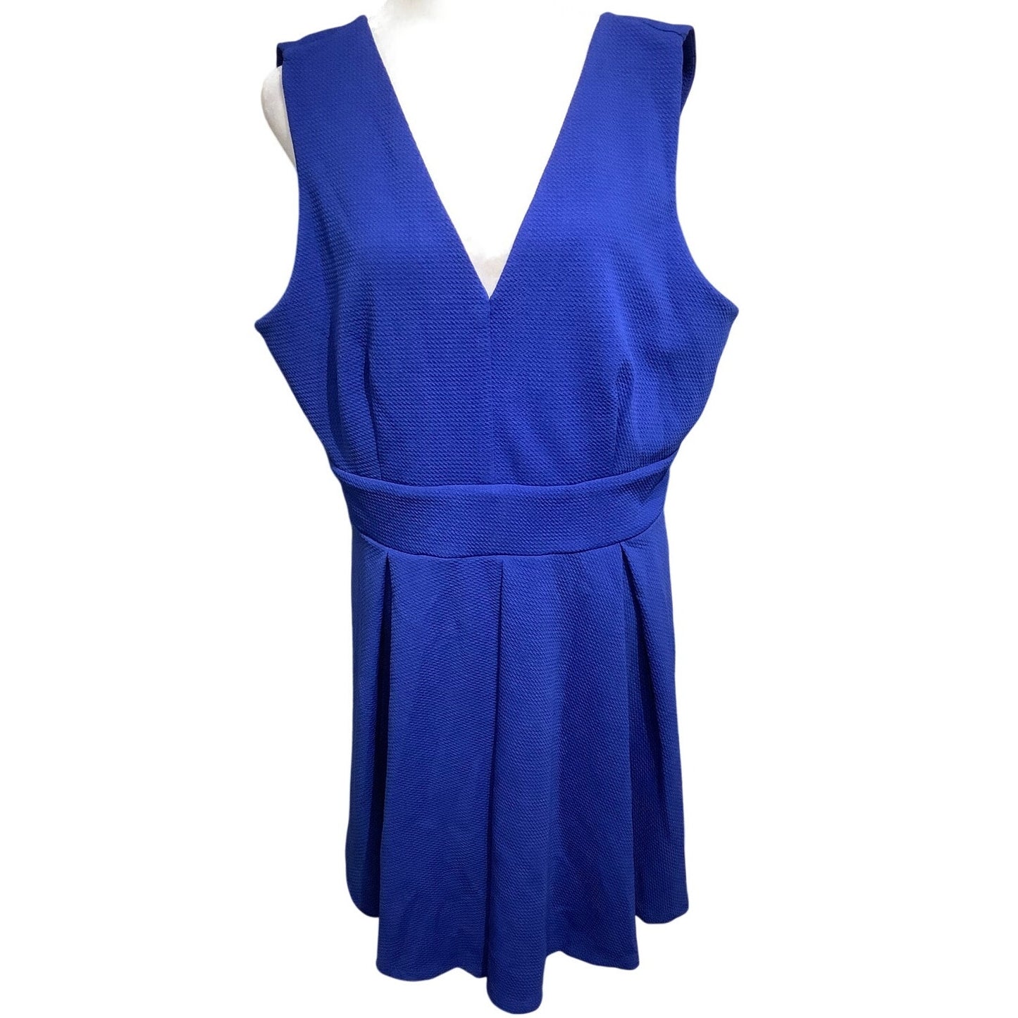 Haute Monde Bright Royal Blue A-Line Dress XXL - Elegant, Feminine, Evening Wear