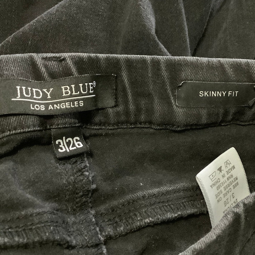 Judy Blue Black Skinny Fit Pull-On Jeans 3/26 - Minimalist, Streetwear, Casual