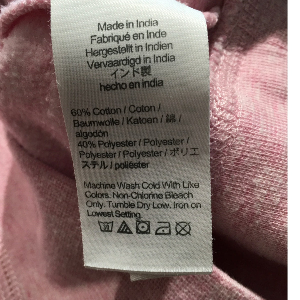 Crewcuts Pink Zip Hoodie Child XL (12-14) – Preppy, Minimalist, Comfy
