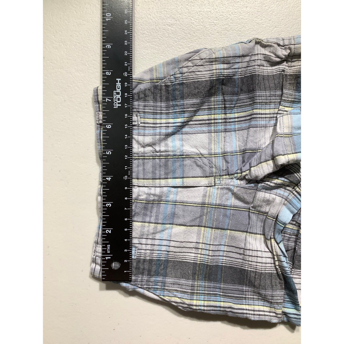 Calvin Klein Infant Shorts Size 6/9 Months – Plaid, Cotton, Lightweight