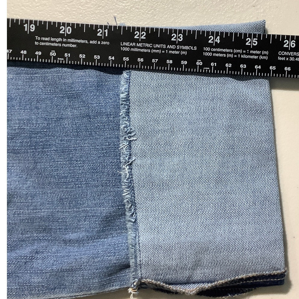 Seven7 Light Wash Jeans Women’s Size 14 - High Rise, Slim Straight, Cuffed