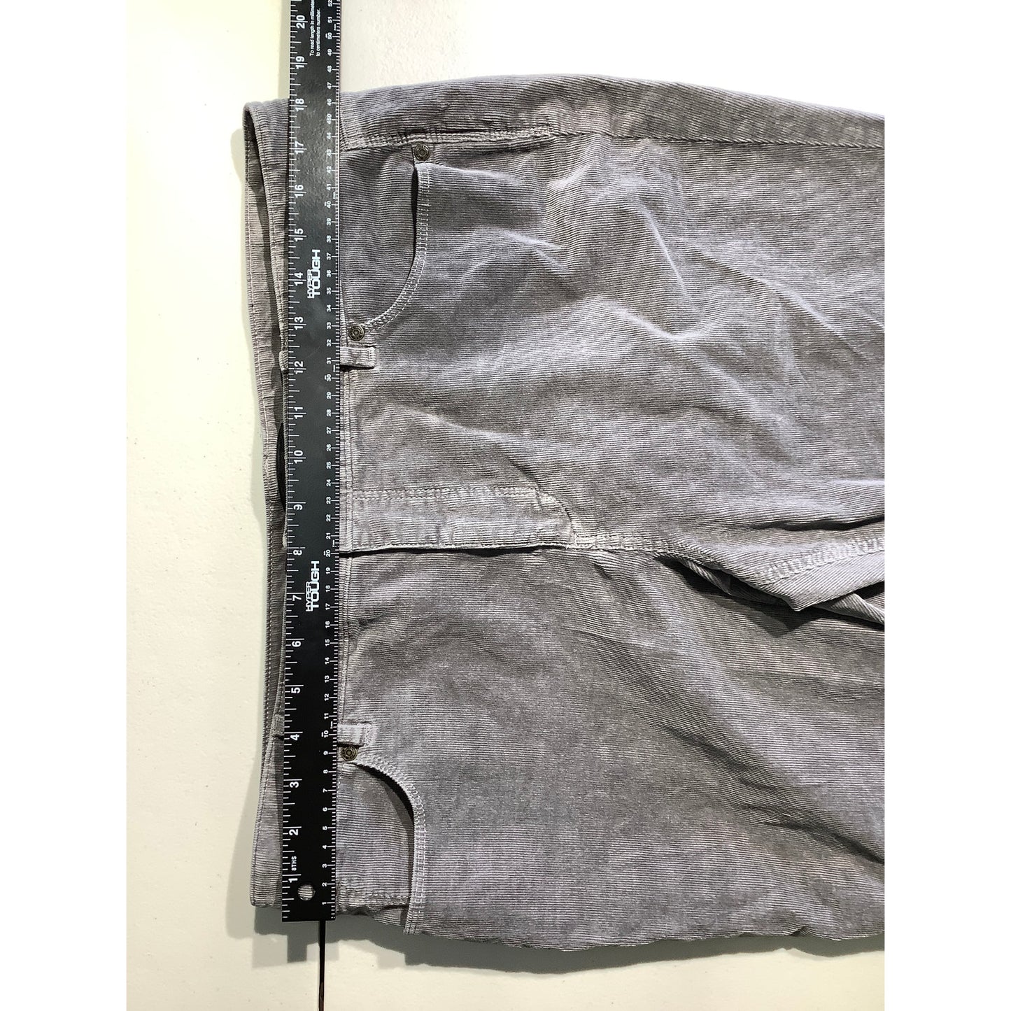 Talbots Light Gray Corduroy Pants Women’s 16P - Soft, Casual, Flawless Fit