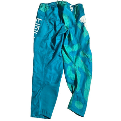 Thor Youth Motocross Pants Size 7/8 – Teal, Green, MX Racing