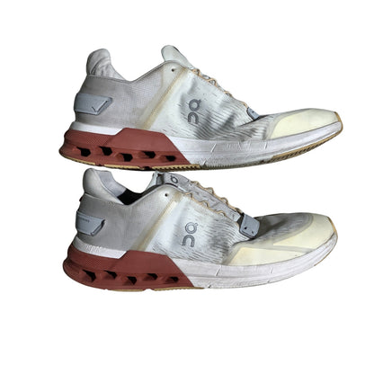 On Cloud Cloudnova Men’s Size 11 White/Auburn — Athletic, Running, Lifestyle