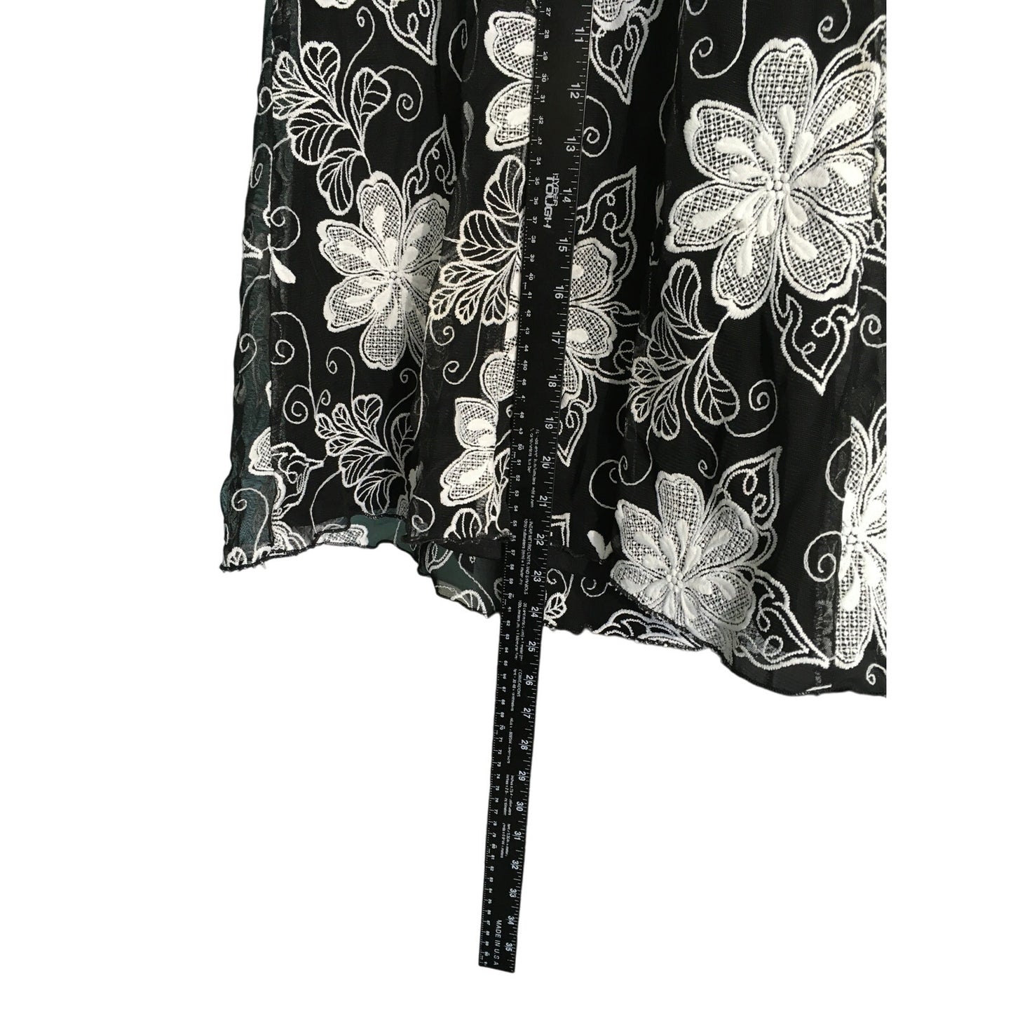 Bonnie Jean Black Floral Dress Size 6X - Elegant, Classic, Formal