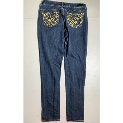 Rocawear Women's 11 Dark Blue Y2K Streetwear Denim Jeans