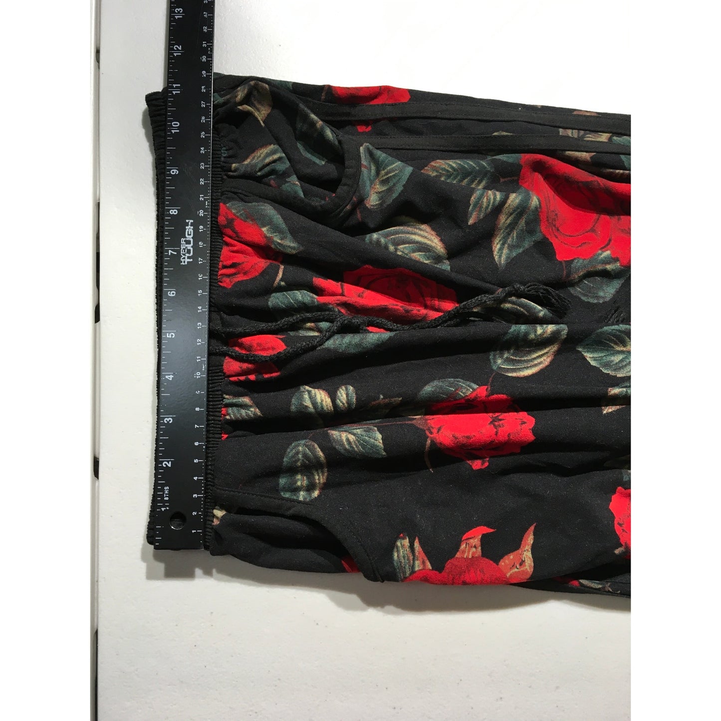 Indero Black Rose Joggers Size SM - Coquette, Streetwear, Loungewear