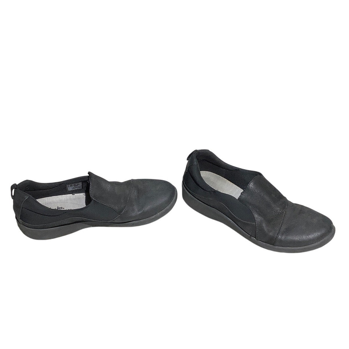 Clarks Sillian Paz Slip-On Shoes Black Women’s 8 — Comfort, Casual, Everyday