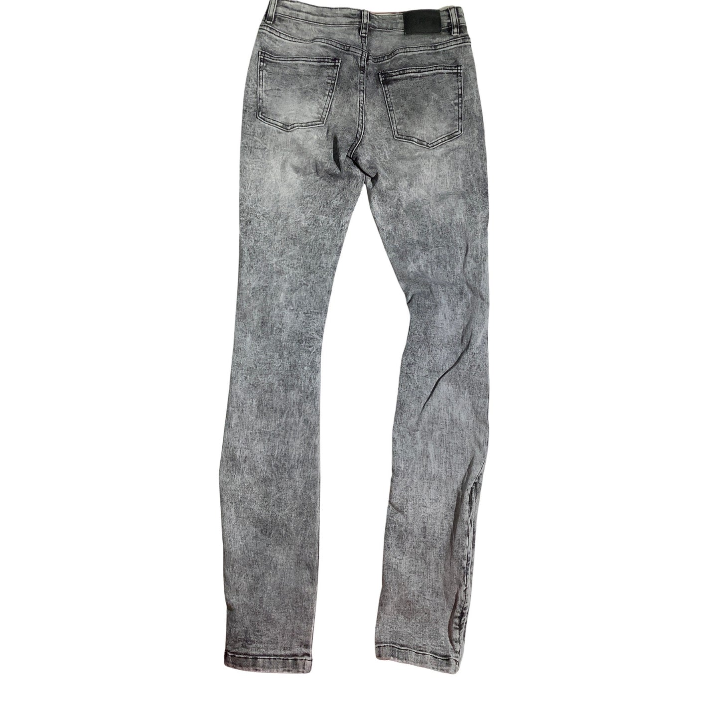 Reelistik NYC Gray Distressed Ankle-Zip Jeans Men’s 29 — Y2K, Streetwear,Casual