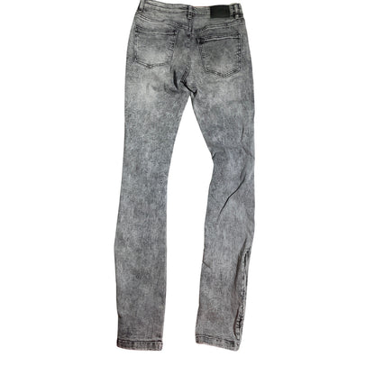 Reelistik NYC Gray Distressed Ankle-Zip Jeans Men’s 29 — Y2K, Streetwear,Casual