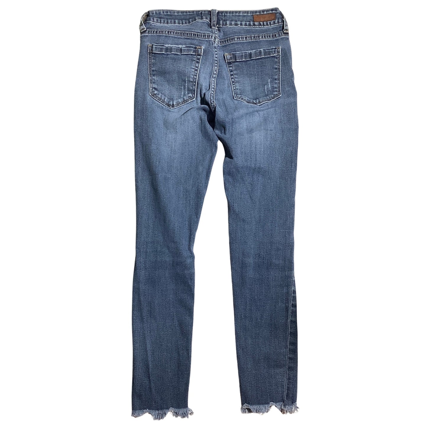 Just USA Girls Denim Blue Distressed Jeans Size 10 — Trendy, Casual, Streetwear