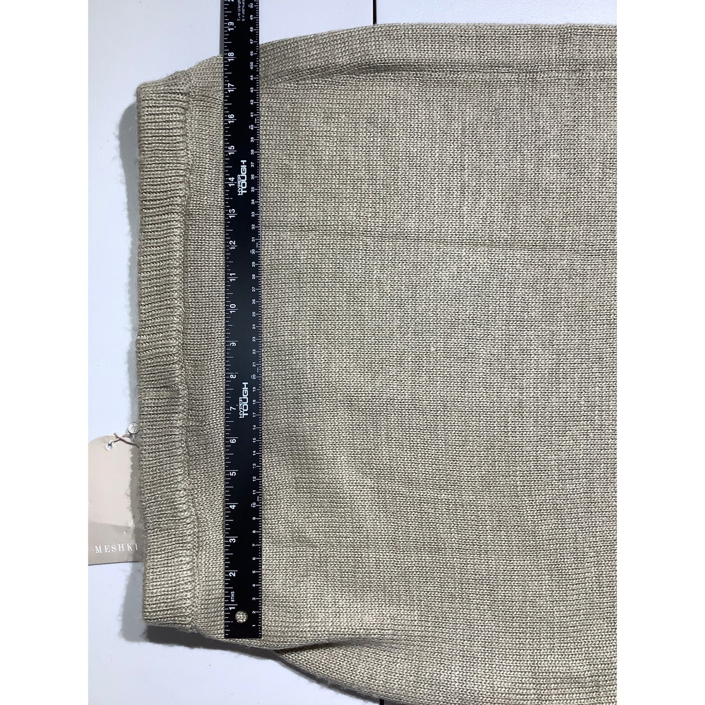 Meshki Brittany Knit Midi Skirt Women’s Size XL NWT — Minimalist, Cozy, Modern