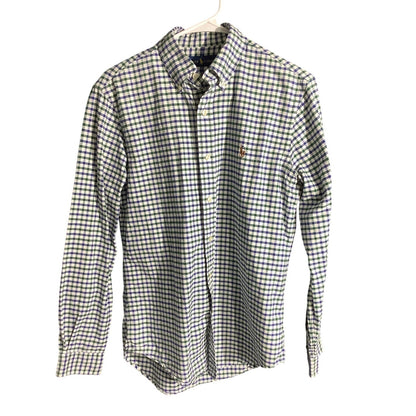 Polo Ralph Lauren Plaid Button Up Shirt Men’s Size Large—Preppy, Office, Classic