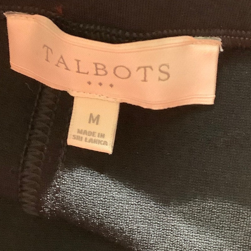 Talbots Black Stretch Leggings Women’s M  — Classic, Casual, Minimalist