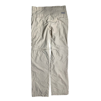 Columbia Beige Convertible Cargo Pants Kids’ L 14-16 — Hiking, Fishing, Outdoor
