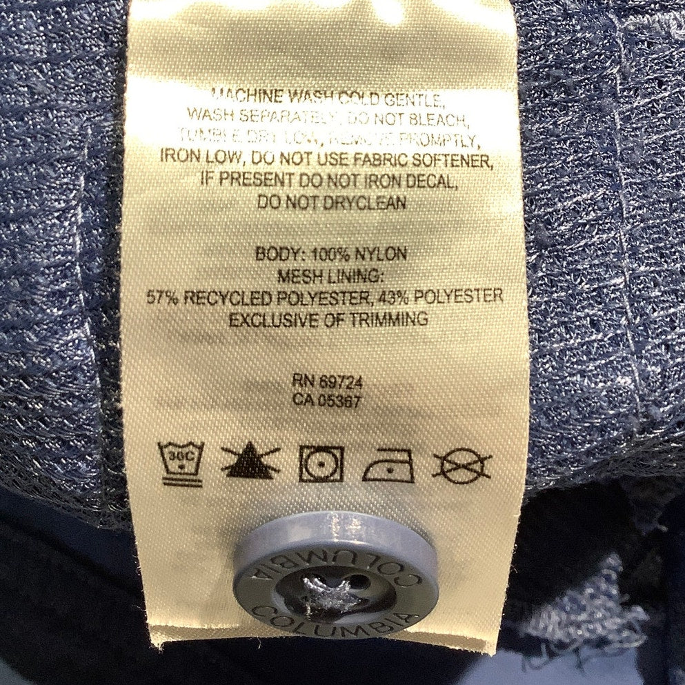 Columbia Blue Hiking Cargo Shorts Women’s Size 4 10L — Outdoor, Utility, Casual