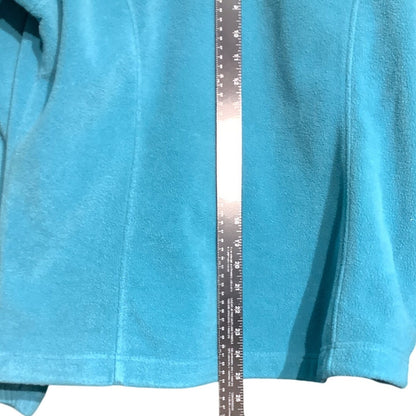 Columbia XL Teal Full Zip Fleece Jacket Outdoor Hiking