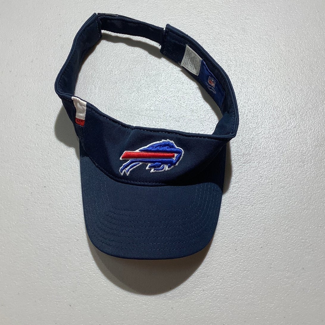 Reebok Buffalo Bills One Size Navy NFL On-Field Football Visor Hat