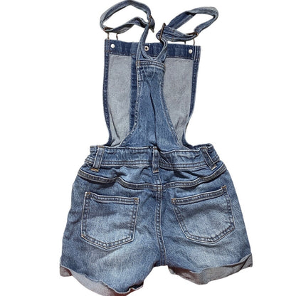 Cat & Jack Shortall Overalls Child M (7/8) — Casual, Distressed, Everyday Wear
