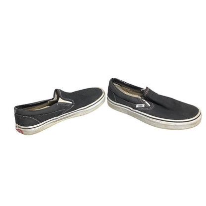 Vans Classic Slip-On Unisex Sneakers Men’s 6.5 / Women’s 8 —Black, Canvas, Skate