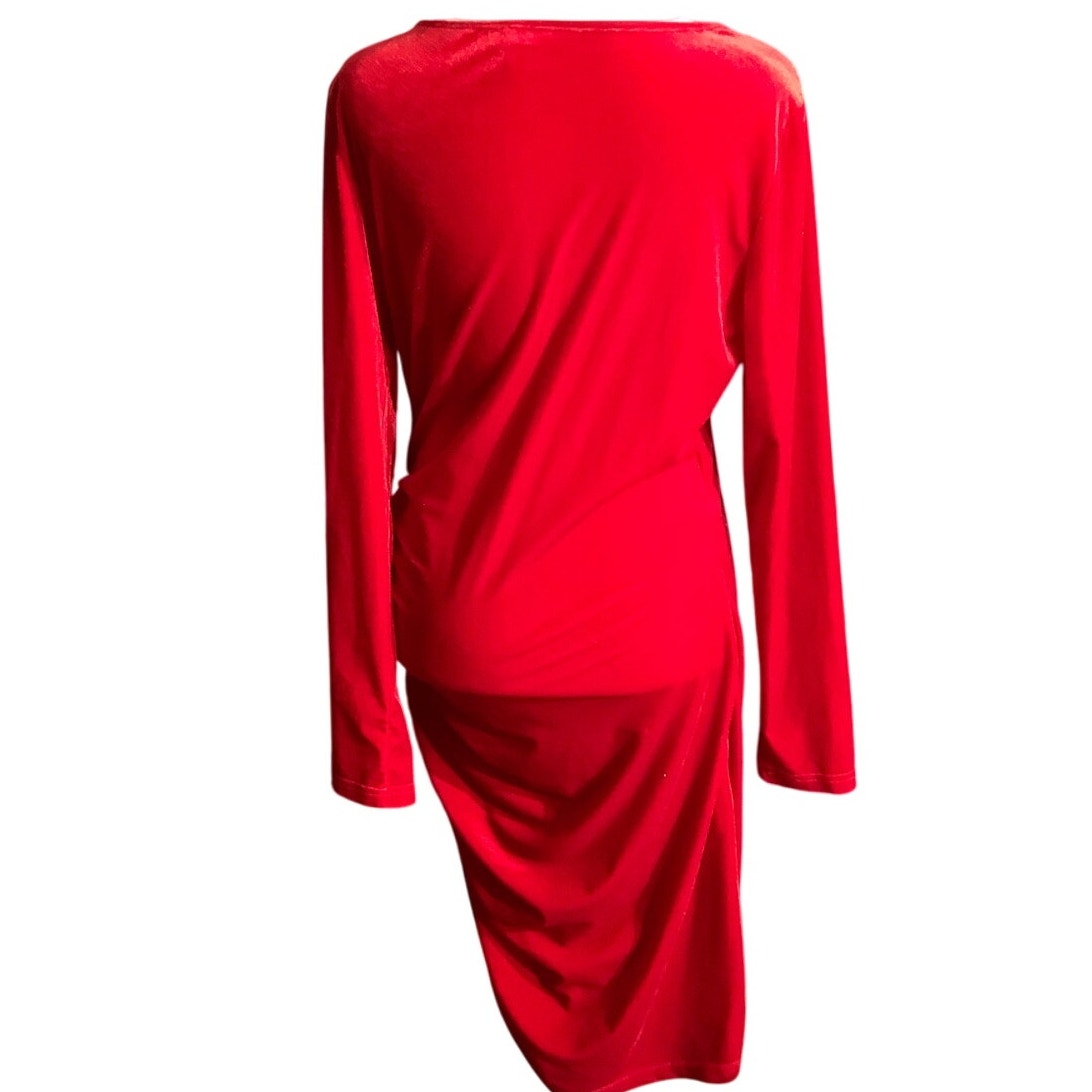 Guberry Red Velvet Long Sleeve Dress Size L – Mobwife, Coquette, Elegant