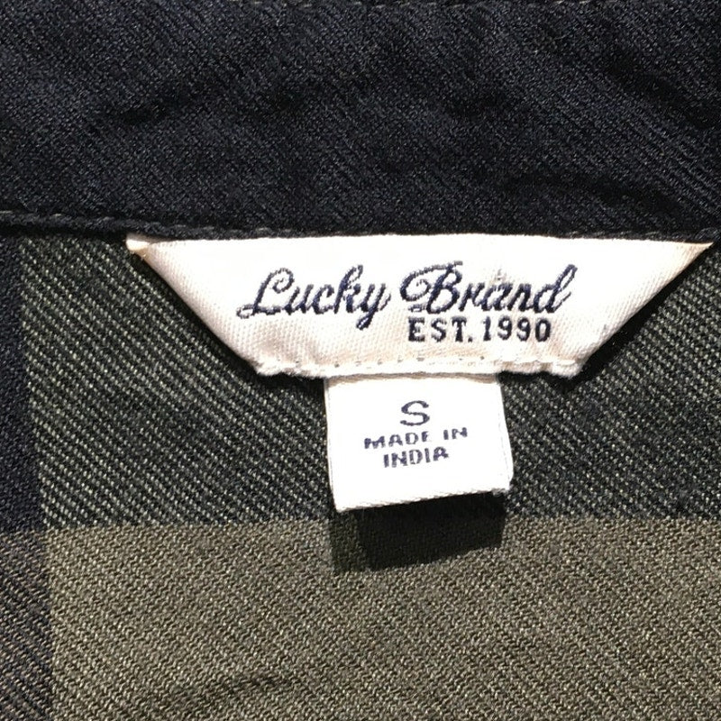 Lucky Brand Plaid Button-Up Shirt Size SM – Grunge, Casual, Cozy