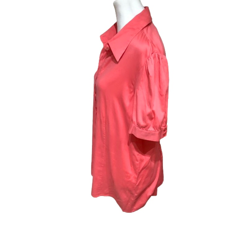 Saks Fifth Avenue Sport Salmon Short Sleeve Top - Chic - Preppy Size 12