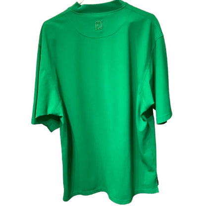 FootJoy Men's Golf Shirt - Bright Kelly Green XL - Sporty, Functional, Classic