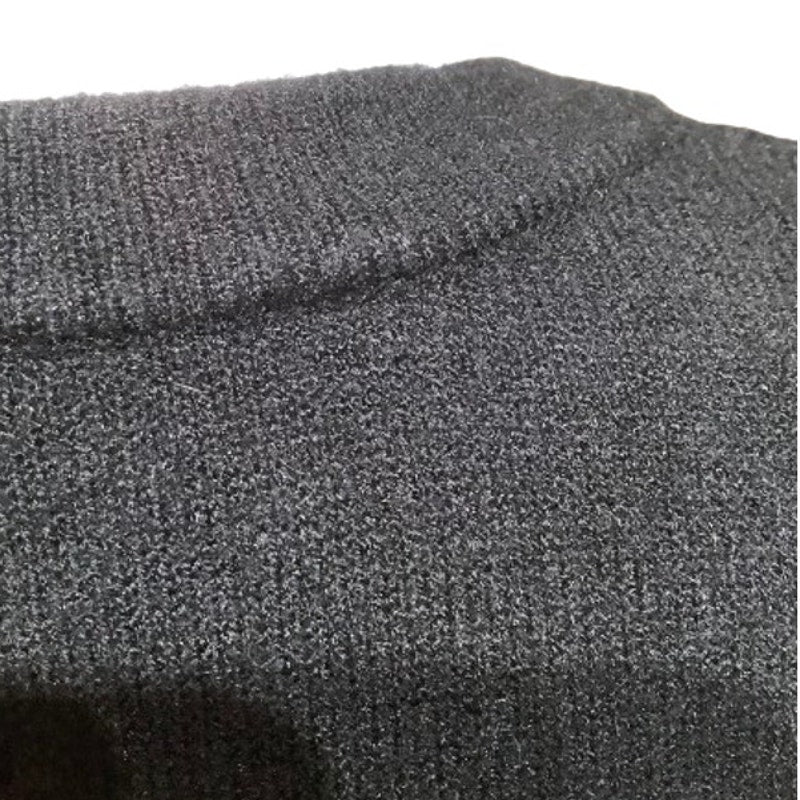 Anthropologie Black Button-Detail Sweater - Sz M (Chic, Cozy, Loungewear)