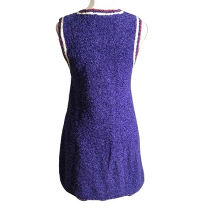 Esprit Purple Sleeveless Sweater Dress Child XL - Y2K, Preppy, Cozy