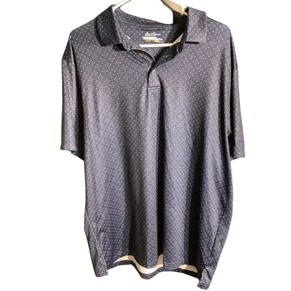 Walter Hagen Men’s Large Patterned Performance Golf Polo—Preppy, Sporty, Classic