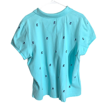Disney Mickey Mouse Polo Women’s Size 2X – Playful, Classic, Teal