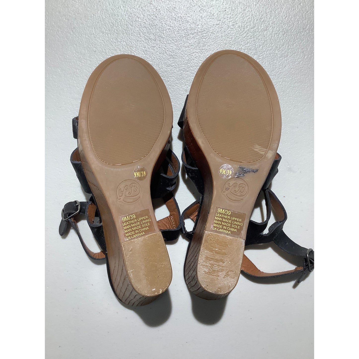 Lucky Brand Larinaa Platform Wedge Sandals Women’s 9M— Strappy, Platform, Casual