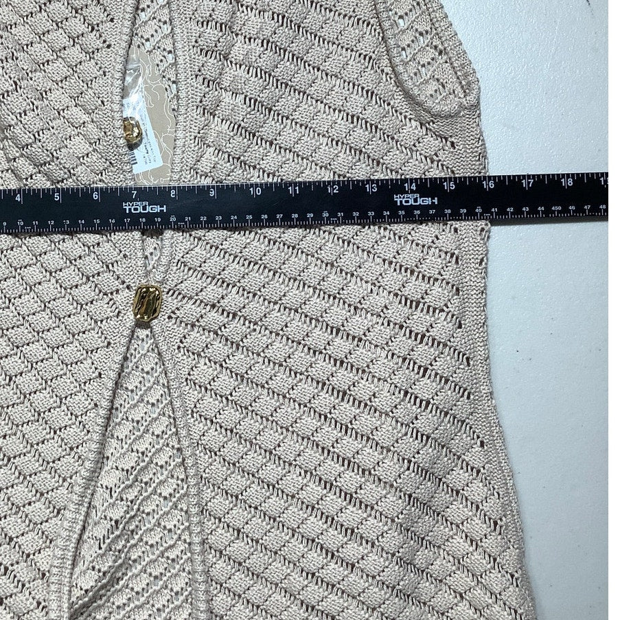 Meshki Guiliana Sleeveless Knit Top Women Large — Minimalist, Chic, Lightweight
