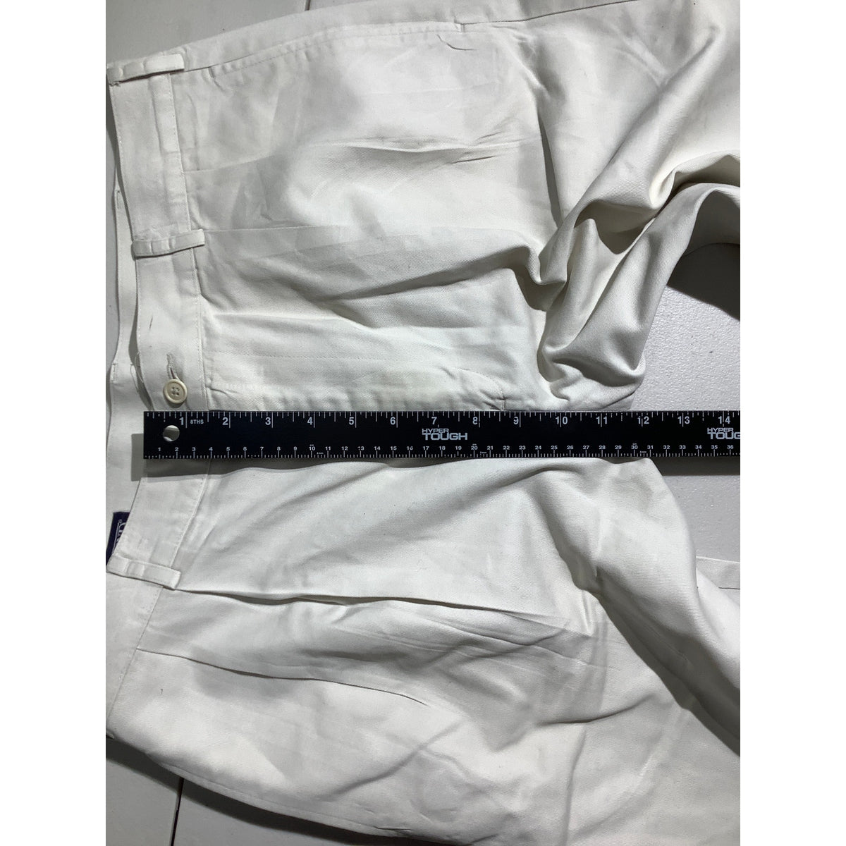 Lands’ End Men’s 34 Regular Dress Slacks — Cuffed Hem, Pleated, Classic