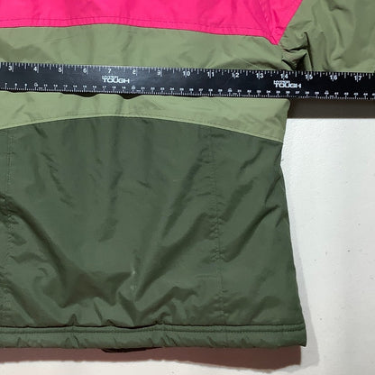 Columbia Colorblock Winter Jacket Kids 6/6X — Hooded, Insulated, Ski Coat