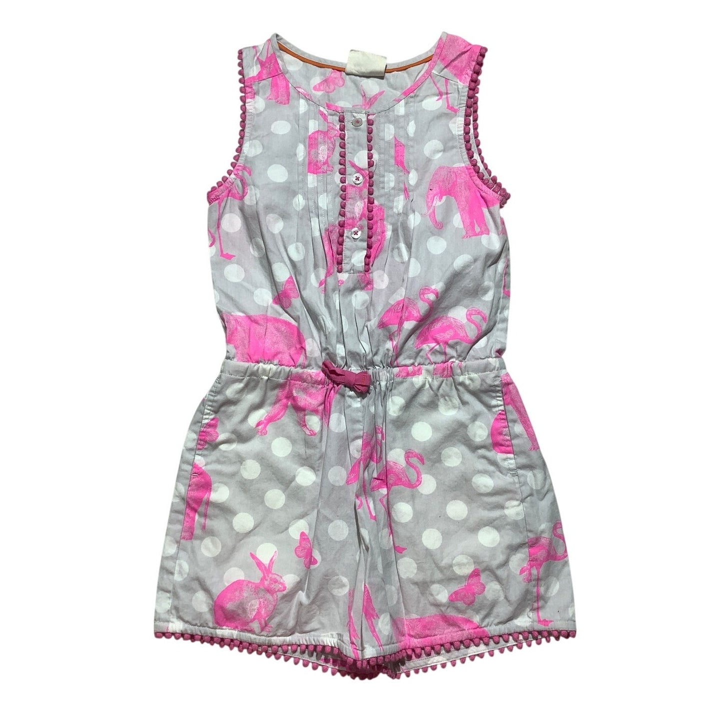 Mini Boden Sleeveless Romper Girls Size 5–6 Years — Casual, Playwear, Summer