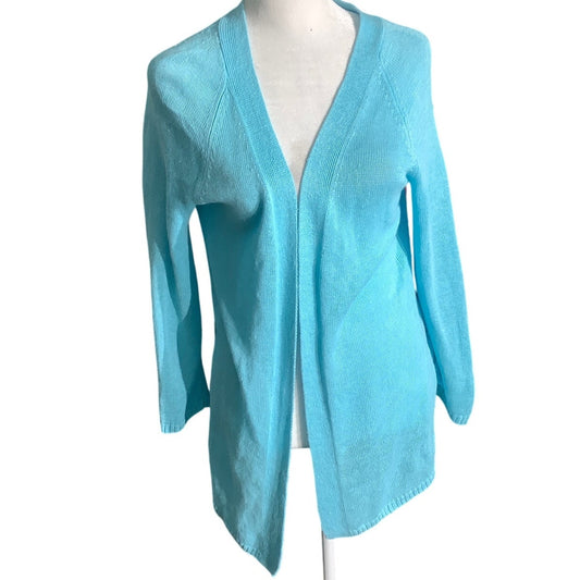 Talbots Linen Cardigan Women’s Size XS – Lightweight, Breathable, Layering
