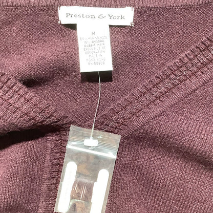 Preston & York V-Neck Sweater Women’s Size M – Soft, Cozy, Classic