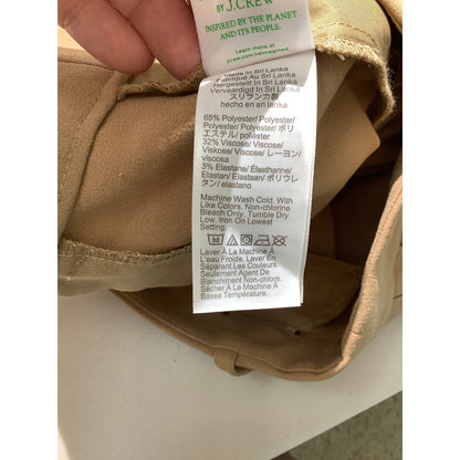 J.Crew Ruby Crop Pants Women’s Size 8 – Light Brown, Tailored, Cropped