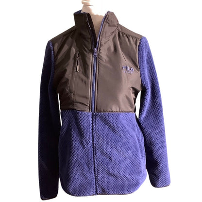 Fila Sport Fleece Full Zip Jacket Women’s Size XS — Athletic, Running, Warm