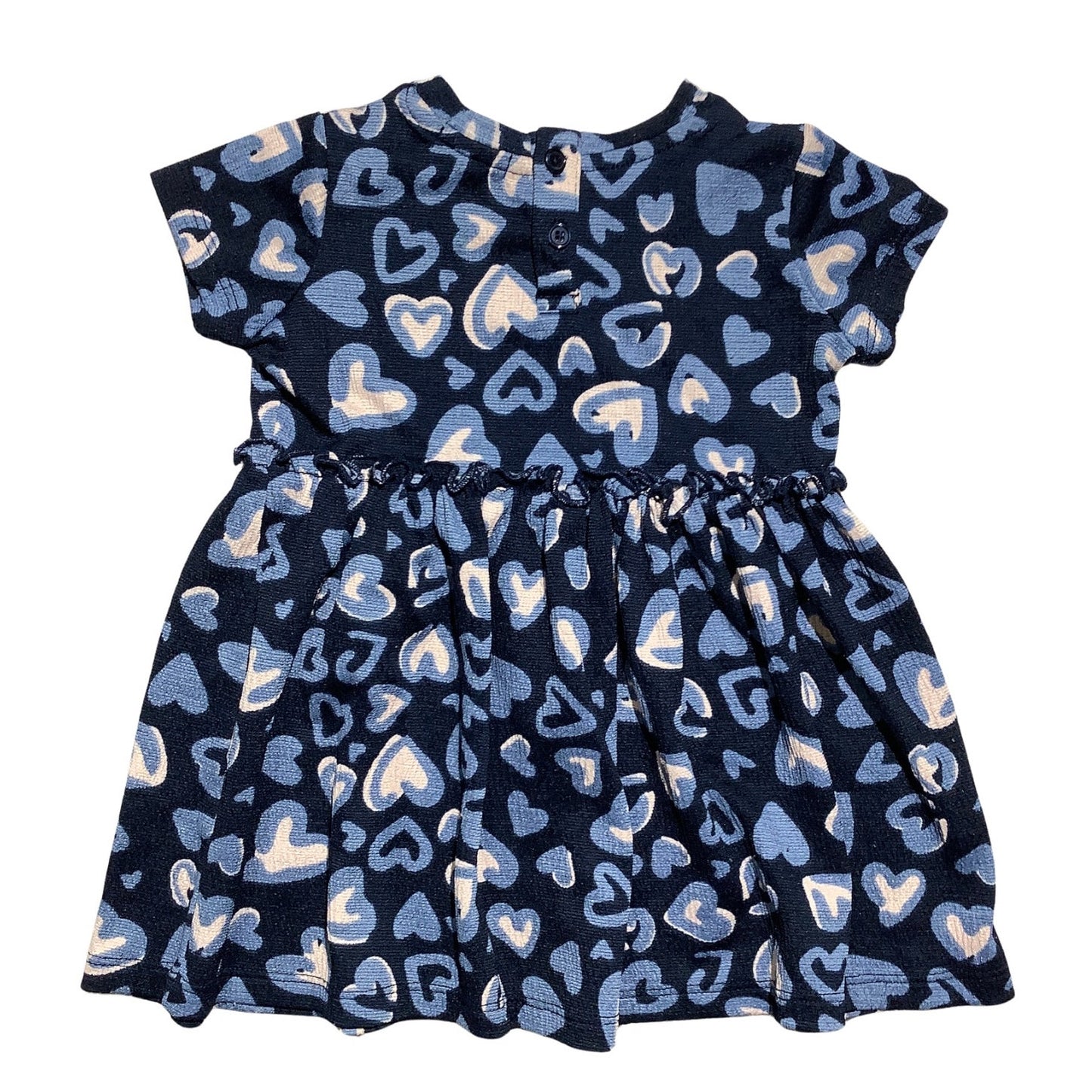 Dip Heart Print Baby Dress Infant Size 12-18 Months — Cute, Casual, Soft
