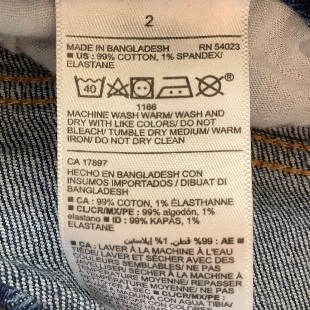 Old Navy High-Rise OG Straight Jeans Women's Size 2— Classic, Casual, Minimalist