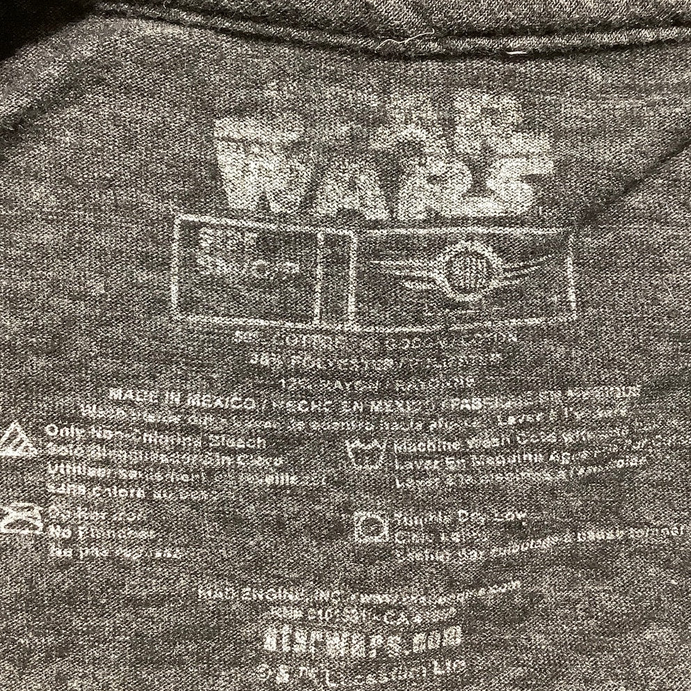 Star Wars Heathered Gray Graphic T-Shirt Size S — Movie, Geek, Casual
